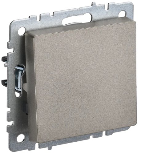 Выключатель кнопочный без рамки IEK Brite ВС10-1-4-БрШ 1-кл. шампань фото Выключатель кнопочный без рамки IEK Brite ВС10-1-4-БрШ 1-кл. шампань картинка